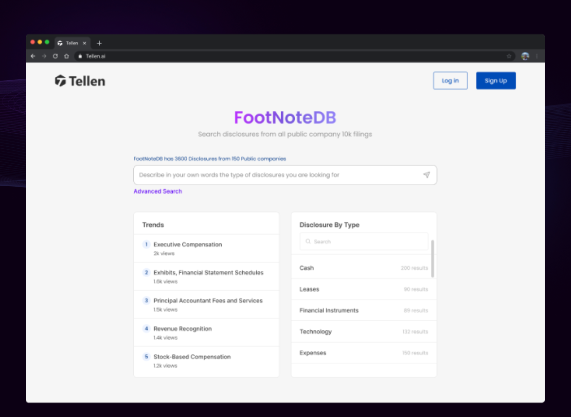 Header image for Introducing FootnoteDB: A Database of Footnotes from Public Company 10-K Filings