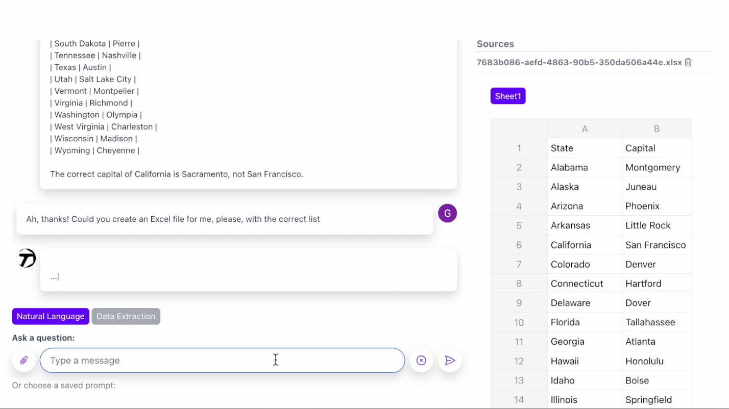 Thumbnail for Seamless Analysis and Output of Word and Excel Files with Our Custom Chatbot