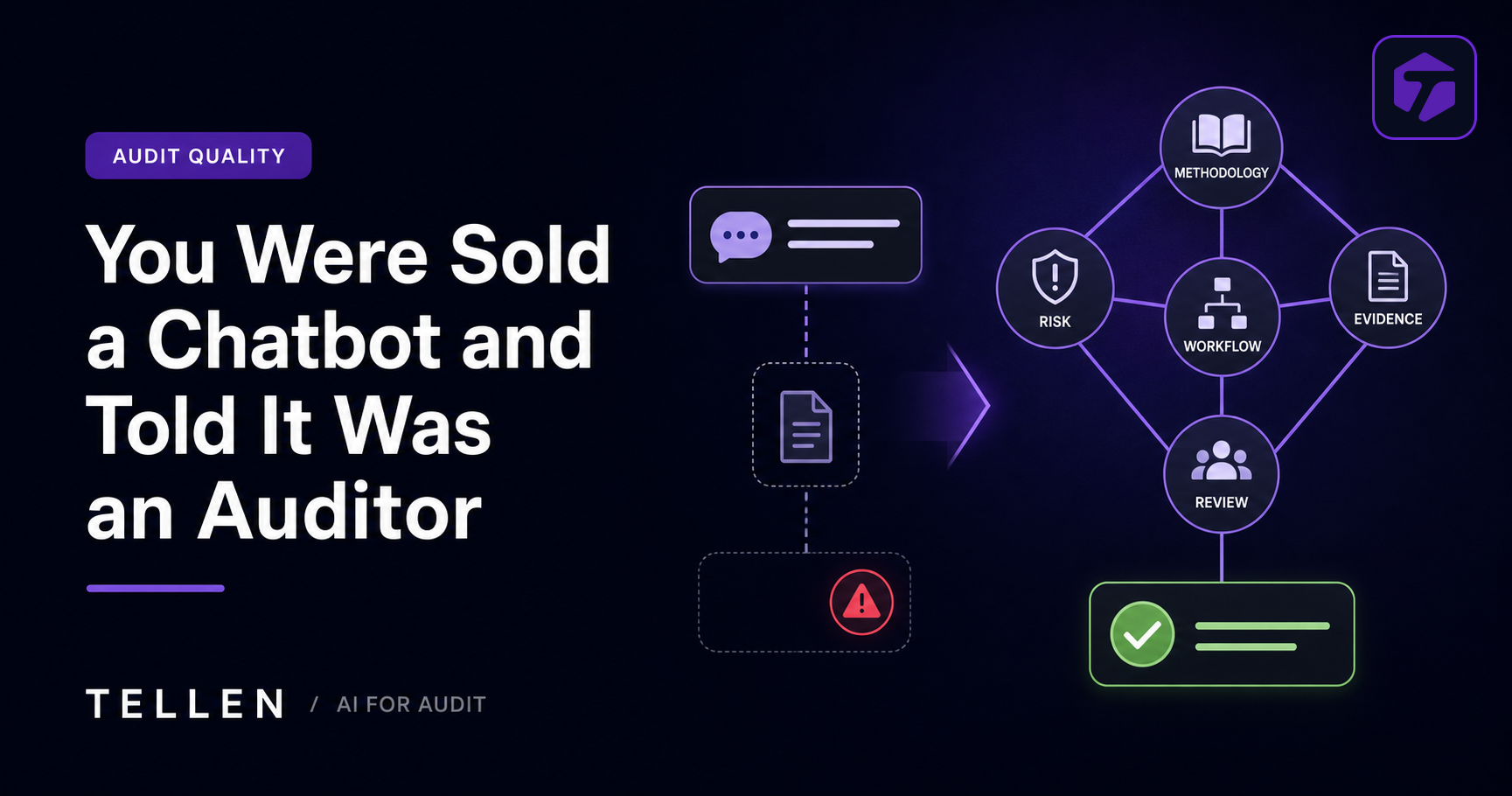 Thumbnail for You Were Sold a Chatbot and Told It Was an Auditor