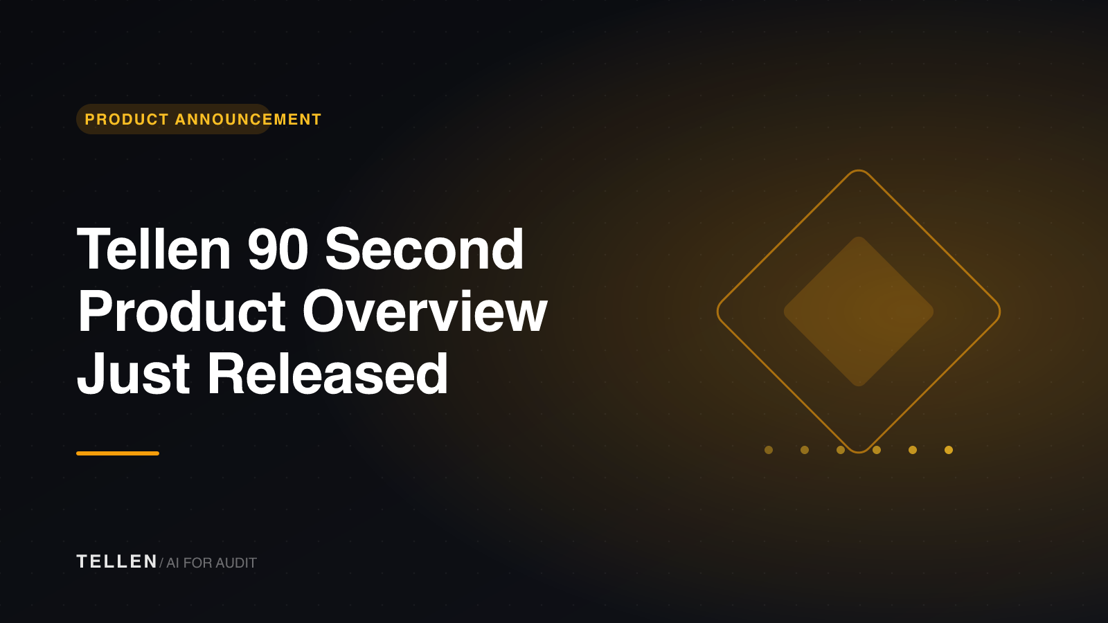 Thumbnail for Tellen 90 Second Product Overview Just Released
