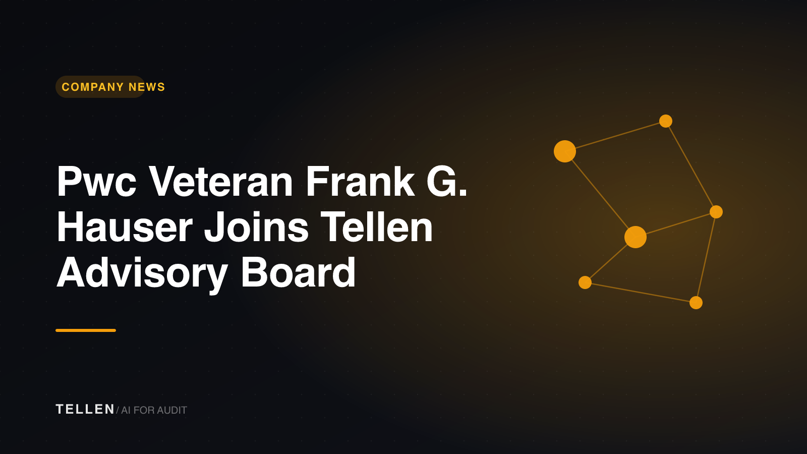Thumbnail for Pwc Veteran Frank G. Hauser Joins Tellen Advisory Board