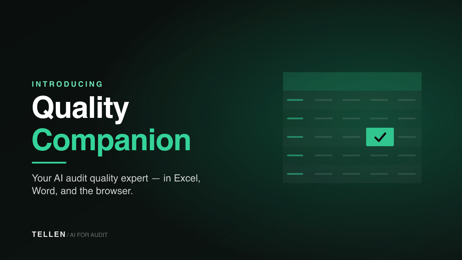 Thumbnail for Introducing Quality Companion: Your AI Audit Quality Expert in Excel